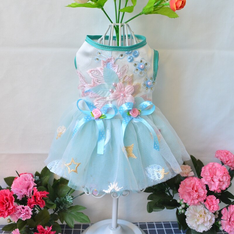 Pet Dog Wedding Dress Puppy Tutu Skirt Princess Costumes Yorkshire Pomeranian Poodle Bichon Schnauzer Pet Clothes Dog Clothing