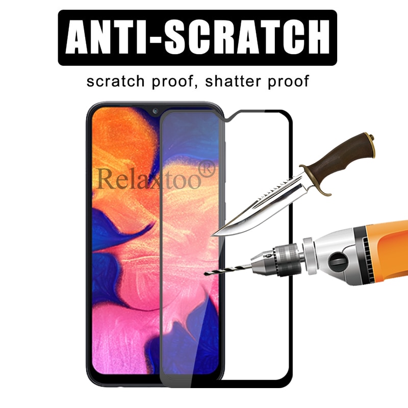 Gehärtetem Glas Für Samsung A10 Display-schutz Auf die Für Samsung Galaxy A10 Schutz Glas eine 10 10A A105F A105 9H sicherheit Film