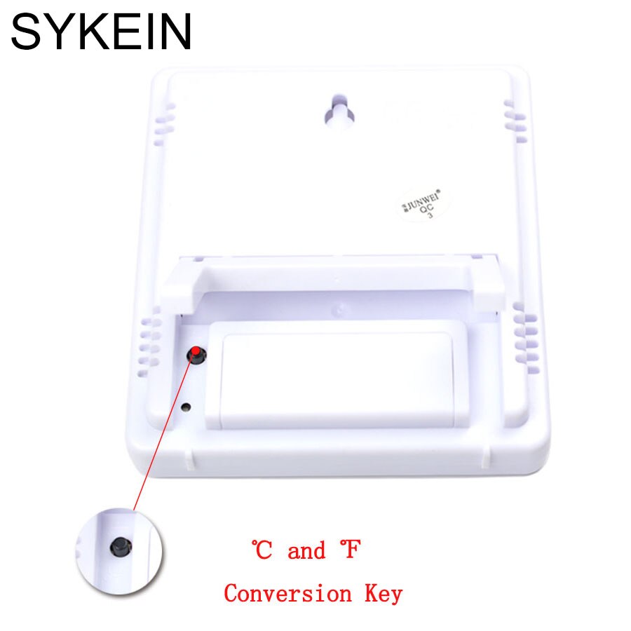 Thermomètre numérique pour Extension de cils, hygromètre électronique LCD, température, humidité, compteur de cils, horloge météo