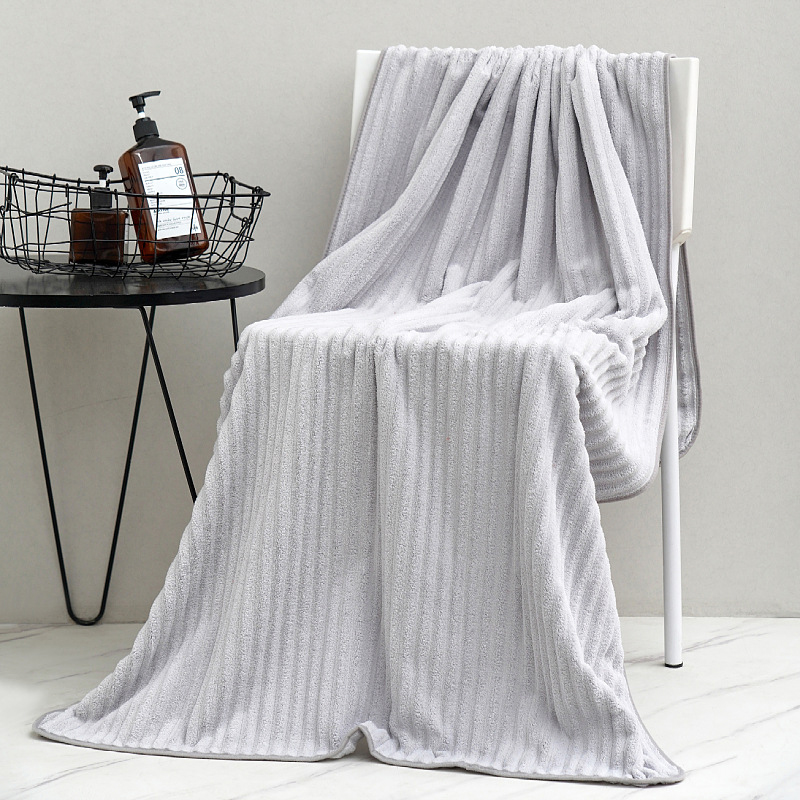 Coral Fleece Towel Bath Towel Quick and Easy to Dry Soft Absorbent Towels Bathroom Hotel Eco-Friendly Beach Towel For Home