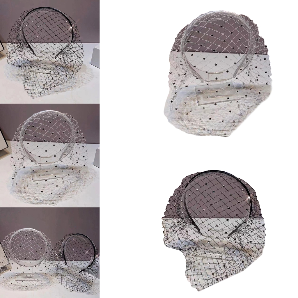 Tandillas velo malla para lavar cara o faciales, diademas cuidado piel, diademas diadema diadema