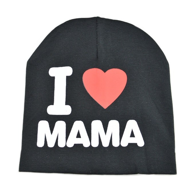 2019 moda primavera outono chapéus do bebê crianças malha quente algodão gorro da criança gorro do bebê para crianças menina menino crochê chapéus do bebê: Black MAMA