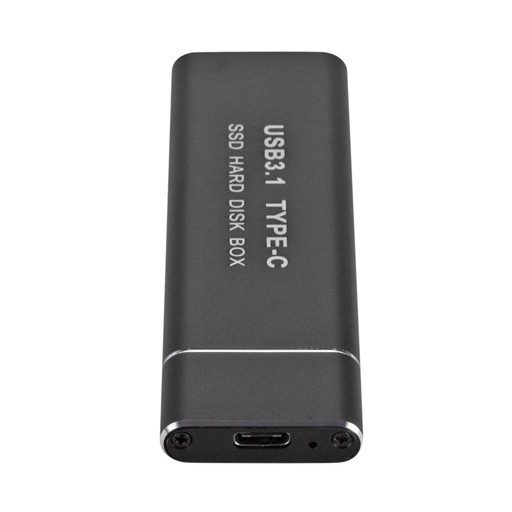Hard Disk Case M.2 Ngff To Usb3.1 Ssd Solid Mobile Type-c Mobile Hard Disk Box Aluminum Alloy Material Lightweight And Portable