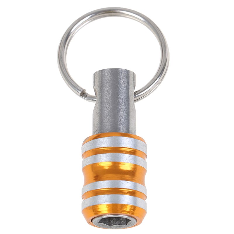 Käytännöllinen 1pc 1/4 " kuusiovarreinen poranterän pidike pikakiinnitys magneettinen ruuvimeisselin terän pidike