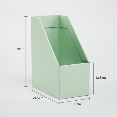 Kraftpapper vikning kombination mapp förvaringsbox skrivbord kontor diverse papper bok vertikal box dokumentförvaring: Stil 1