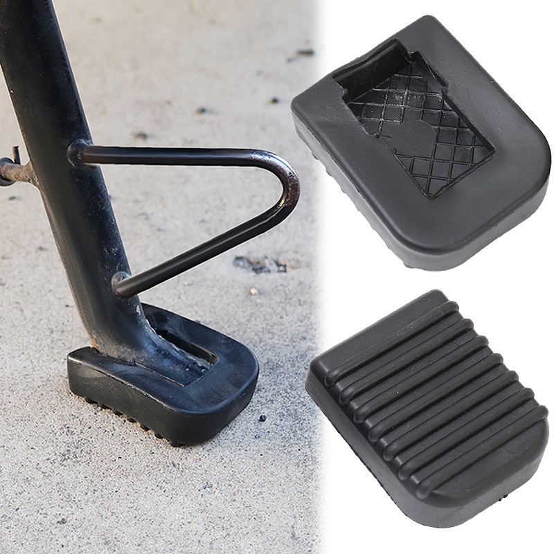 Universal Motorrad Fußstütze Weiche Gummi Pad Motorrad Seite Stehen Basis Verlängerung Fuß Pad Unterstützung Platte Motorräder Zubehör