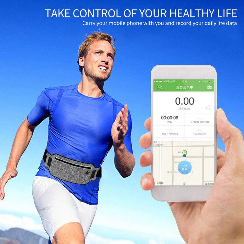 Cycling Pack Fitness Bags Multifunctional Multi-Pocket Waterproof Ultralight Waist Belt Running Sport Riding Waist Gym Bag