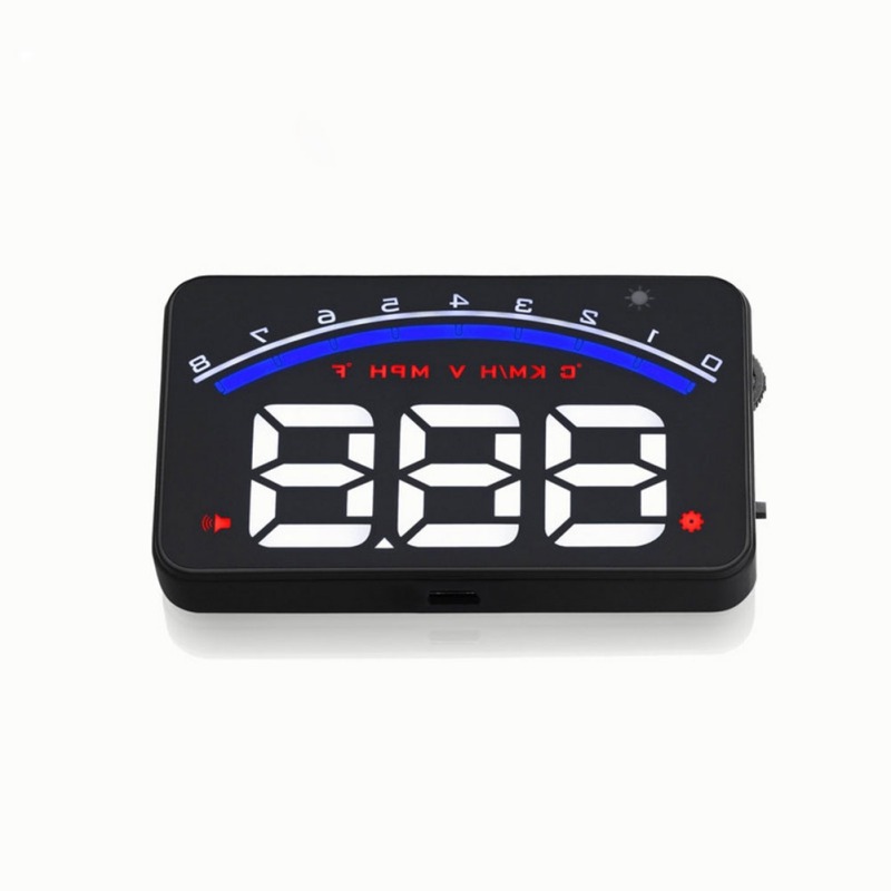 M6 HUD Head Up Display Car-styling Hud Display Over-speed Warning Windshield Projector Alarm System Universal Auto