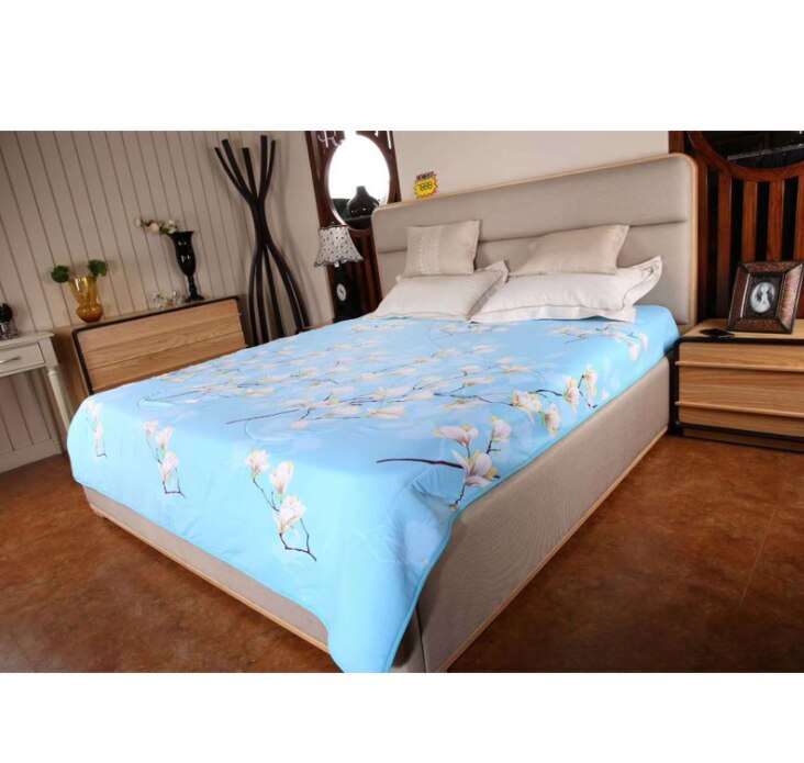 Natürliche Latex Decke Erwachsene Sommer Kühl Decke Neue Klimaanlage Decke Decke Latex Decke: Himmel Blau / 180x220