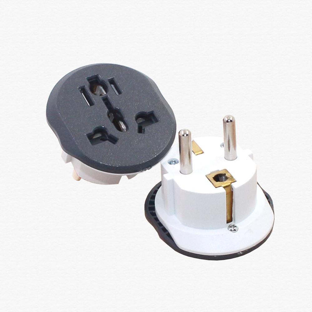 16A Universal EU(Europe) Converter Adapter 250V AC Travel Charger Wall Power Plug Socket Adapter Tools