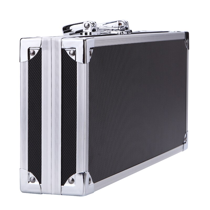 350x145x70mm Toolbox Aluminum Tool Box Portable Instrument Box Storage Case Suitcase Travel Luggage Organizer Case