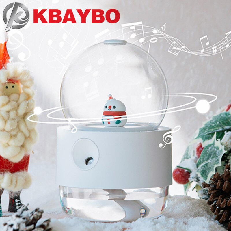 KBAYBO – diffuseur d&#39;huile essentielle et d&#39;arôme en boule de cristal, diffuseur de brume fraîche ultrasonique, Nano Spray, de noël