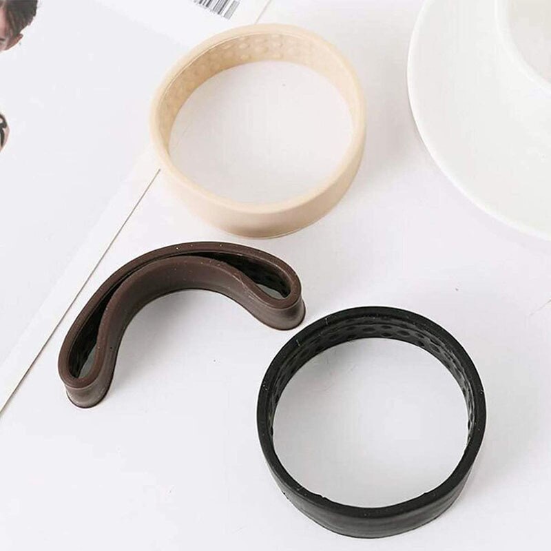 Woman Ponytail Holder Hair Tie Foldable Hair scrunchies Silicone Stationarity Elastic Hair Band Simple hair accessories