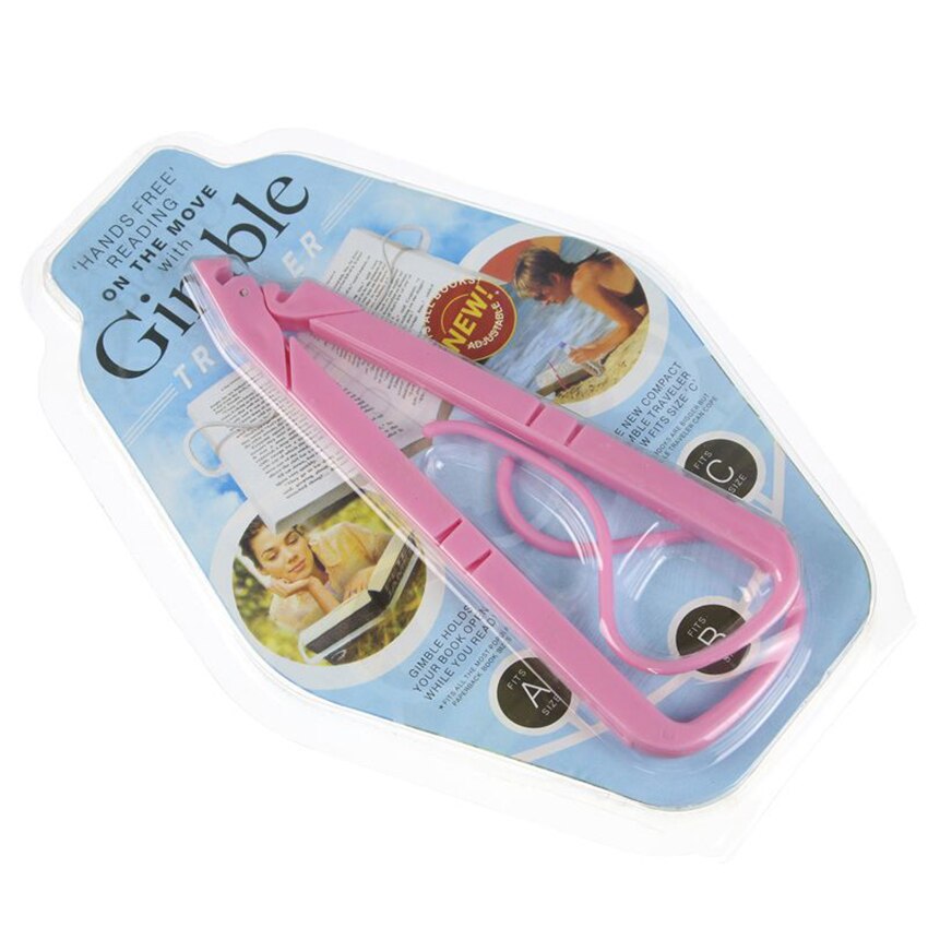 Soporte tipo libro portátil para lectura, soporte de libro para revistas perezosas, sujetalibros de marcas de libros, soporte para Página de Libro para oficina de Estudio 1 Uds.