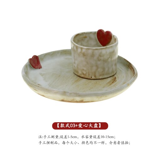 Japanese Ceramic Tea Cup Set Cute Coffee Cup Set Reusable Crockery Kubek Drinkware EB50BD: set 4
