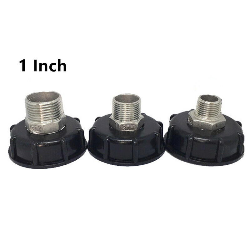 60mm Gewinde IBC Wassertank Adapter Garten Armaturen Ersatz 1/2 "3/4" 1 "Kunststoff Für IBC Container Abfluss Stecker S60x6: A- 1 Zoll