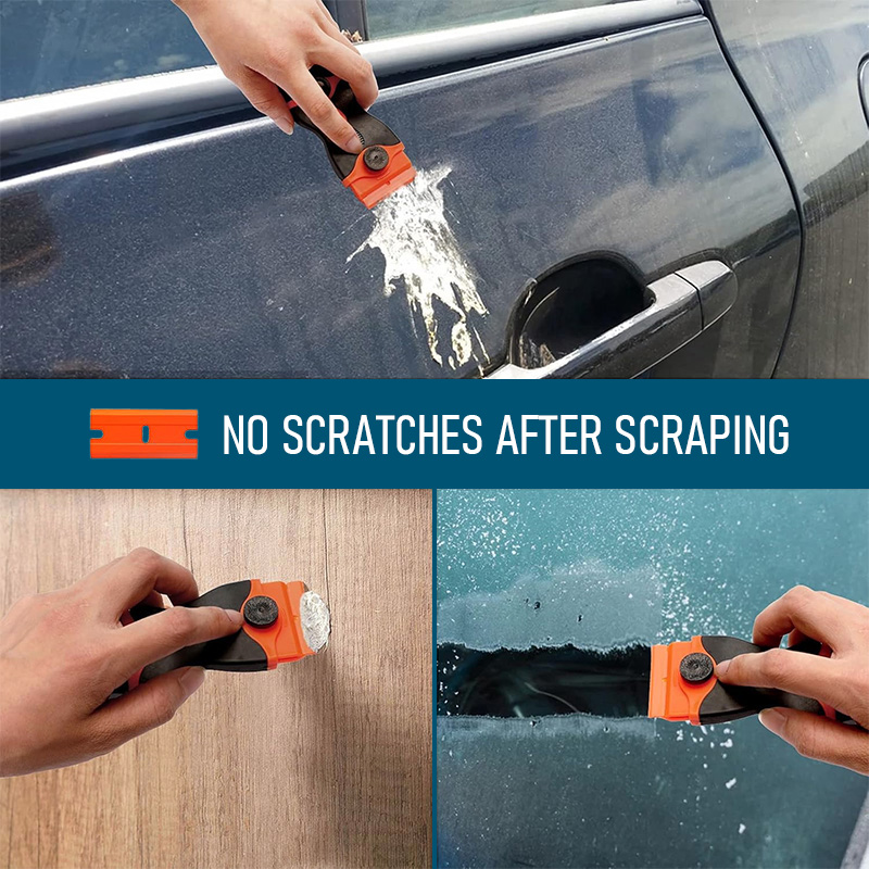 Plastic /Metal Razor Blade Scraper Edge Removal Tool with Blade Label Sticker Decal Removal Car Window Tint Vinyl Application