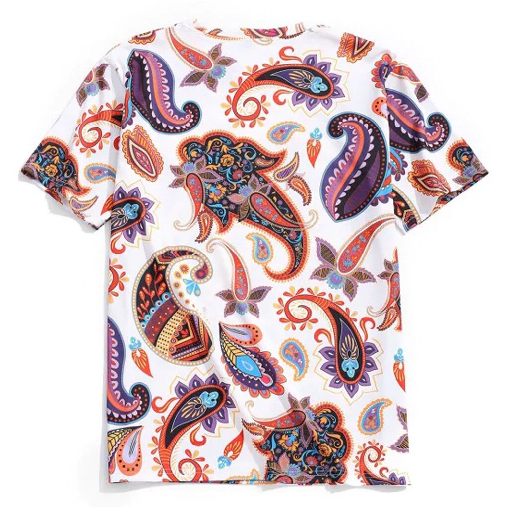 Mannen Zomer Mode Toevallige Afdrukken Korte Mouwen Vliegtuig-Moom T-Shirt Top Blouse2019 laatste mannen print top