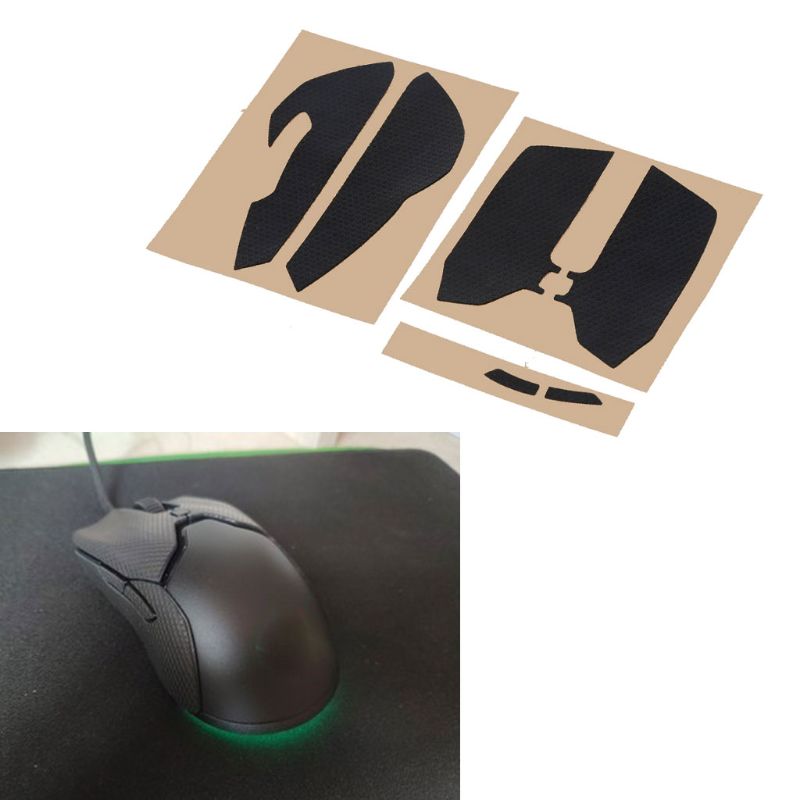 Pegatinas laterales para patines de ratón, almohadillas resistentes al sudor, cinta antideslizante para Razer Viper Mini Mouse