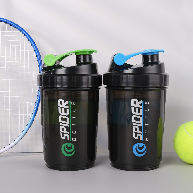 Taza de agua deportiva de gran capacidad, mezclador de proteína en polvo para Fitness con bola de mezcla a escala