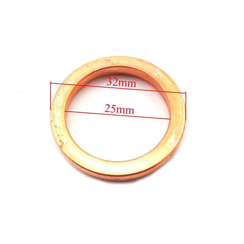 5 stks ID = 25mm OD = 32mm Uitlaatpijp Pakking Voor 50cc 90cc 110cc 125cc 140cc Pit Dirt Motor Bike Motocycle ATV Quad 4 Wheeler