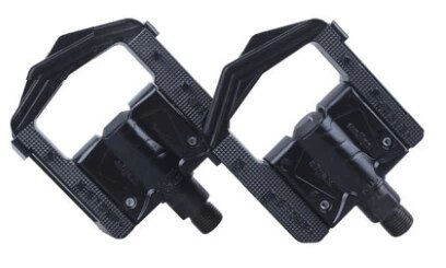 Pedales Plegables Filmer Para Bicicleta - 2 Unidades, Negro, Antideslizantes Y Con Reflectores