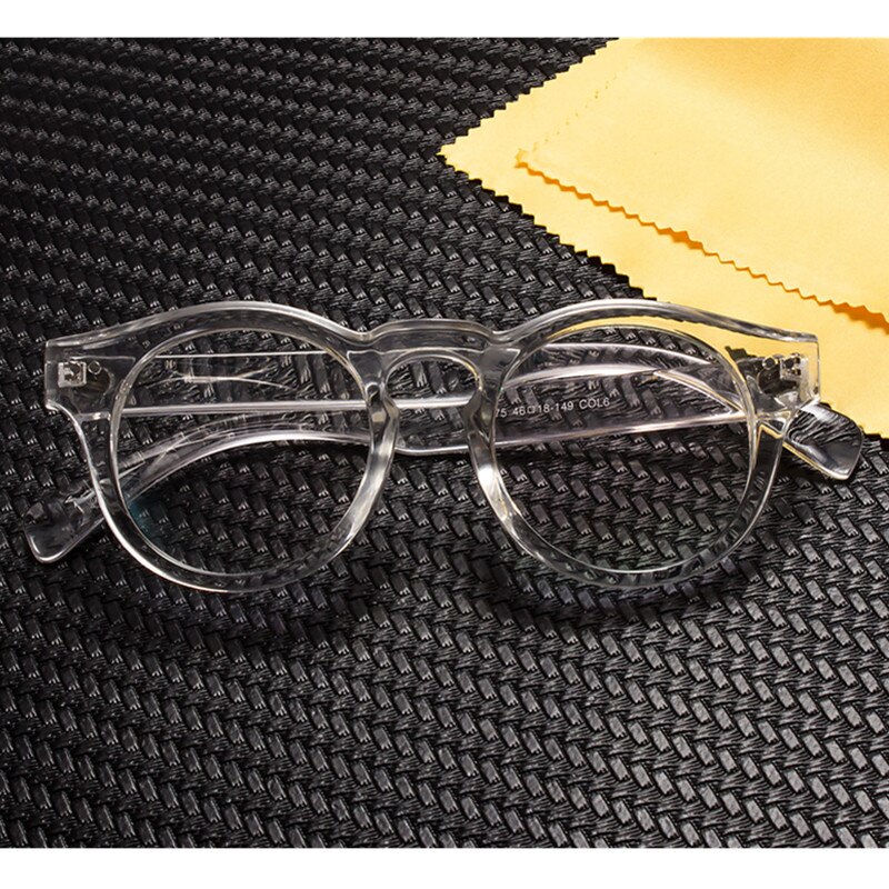 Vintage Oval Full Rim Eyeglass Frames Retro Rx able Myopia Glasses Spectacles