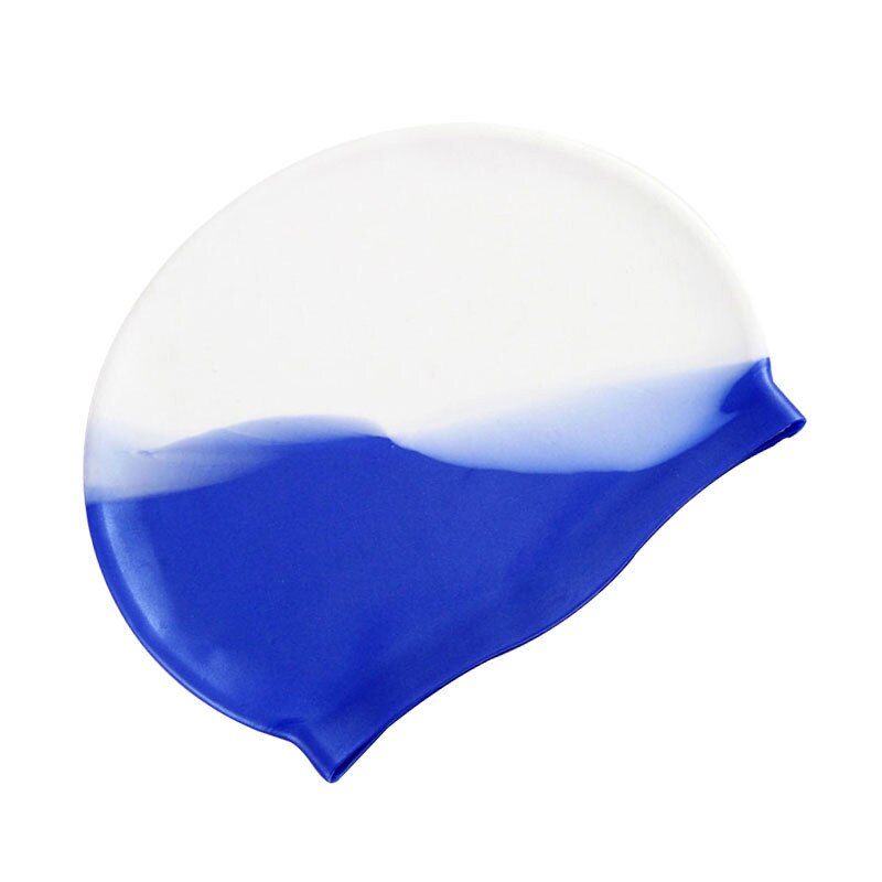 Nowy projekt dorosłych wodoodporne czepki kąpielowe silikonowe czepek pływacki mężczyzna kobiet duże rozmiary cukierkowe kolory czepek kąpielowy nosić kapelusz: styl 5