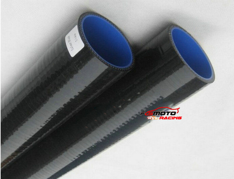 1 meter lige silikoneslange  id 3 " 76mm