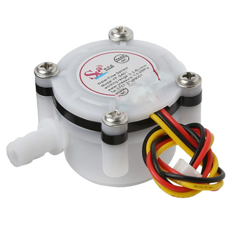 High precision water flow sensor connector Coffee machine flow sensor,Flow range:0.3-6L/min water flow hall sensor tools