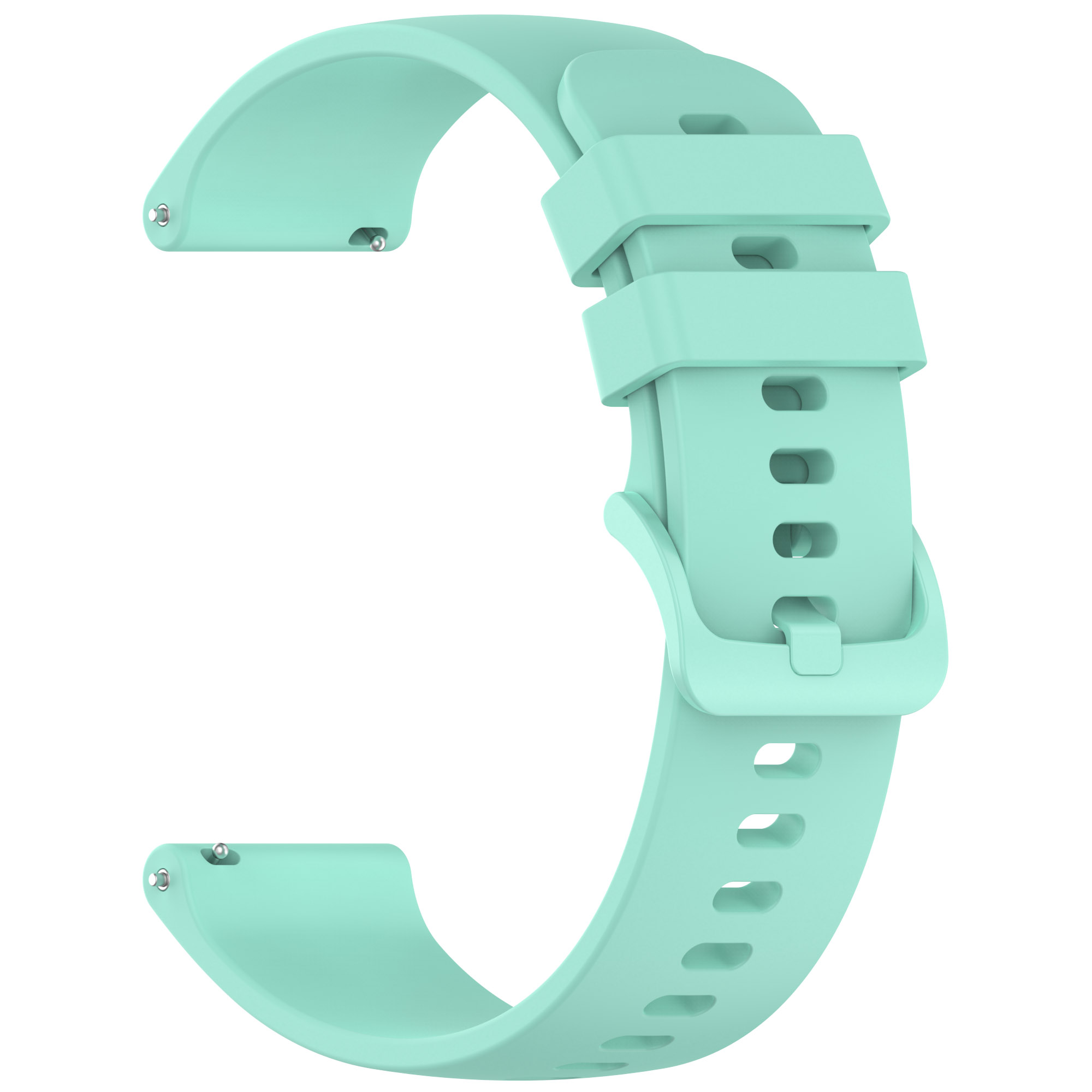 20mm rem til garmin approach  s50 /  vivoactive 5 blød silikone og holdbar ensfarvet urrem til forerunner 165/165 music: Rosa lyserød