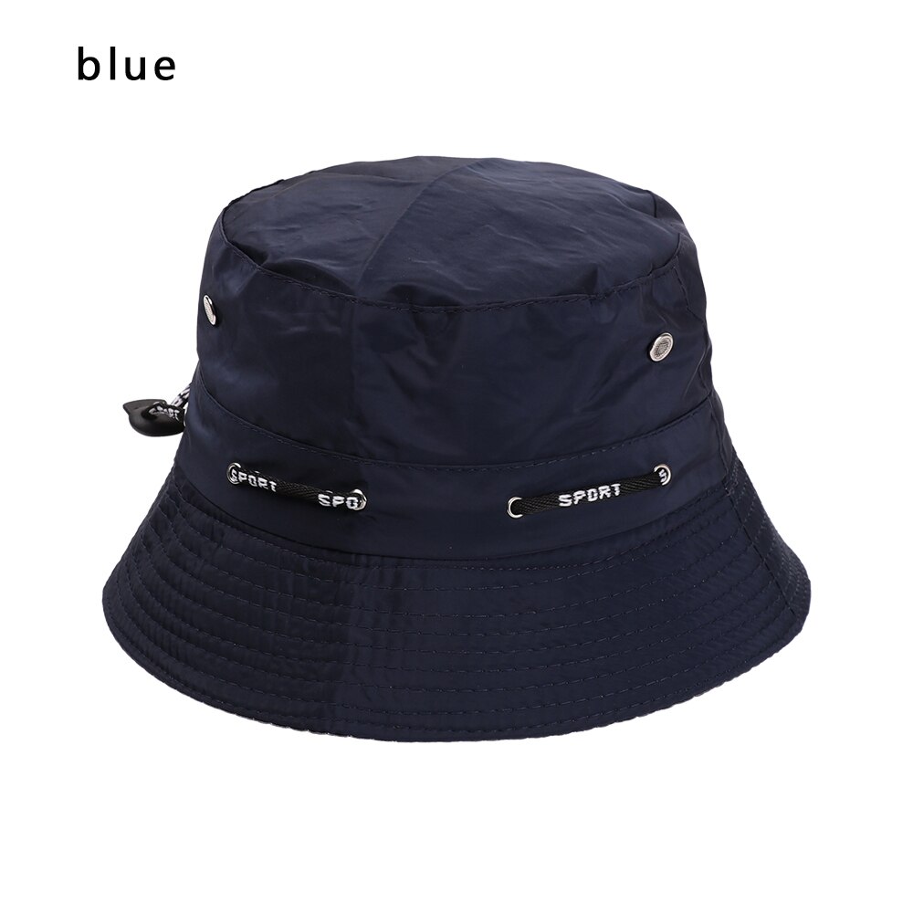 Cappello da pescatore pieghevole in cotone lavato retrò in Denim Unisex cappello da pescatore in cotone Casual estivo protezione solare all&#39;aperto cappello da sole moda cappello da spiaggia: Type2 blue