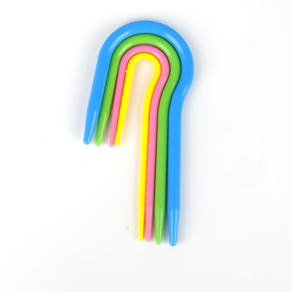 1Set Plastic Stitch Knitting Needles Crochet Hook Twist Needle Marker Buckle Handmade Wool Knitting Tool Set