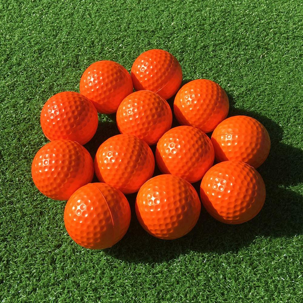 50 Stuks Foam Eva Luchtstroom Hollow Praktijk Golfballen Golf Training Ballen Outdoor Indoor Putting Green Doel Achtertuin Swing Game