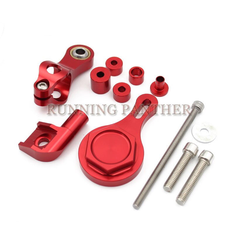 Zilver Voor YAMAHA YZF R6 2006/R1 Motorfietsen Verstelbare Steering Stabiliseren Damper Bracket Mount ondersteuning Kit
