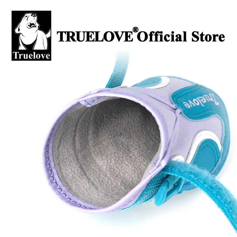 Sapatos para cães Truelove, botas para cães grandes e médios e protetores de patas para inverno, pavimento de dia nevado, à prova d'água com sola TPR TLS3963