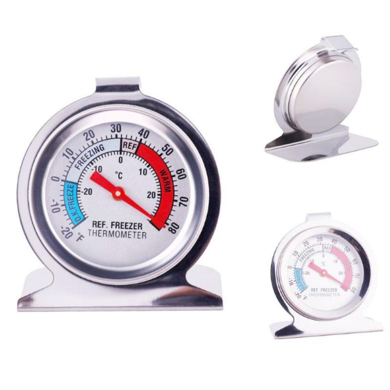 Refrigerator Thermometer Stainless Steel Fridge Freezer Thermometers Kitchen Fridge Temperature Sensor Kitchen Tools