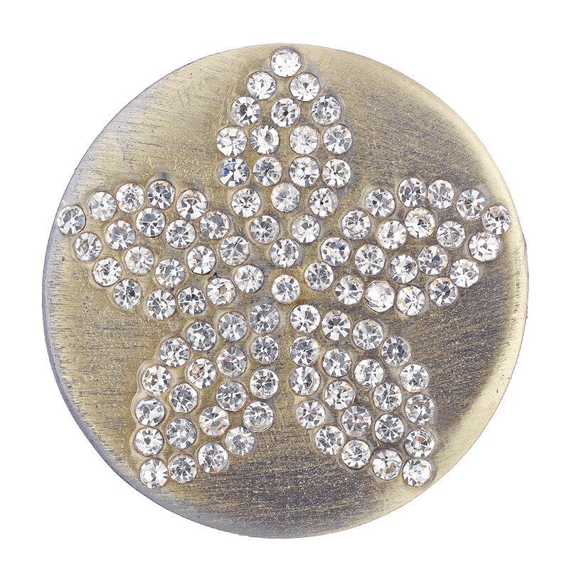 Antique Brass Snap button 18mm Snap Charms fit Ginger Snaps jewelry Vn-1988: Q