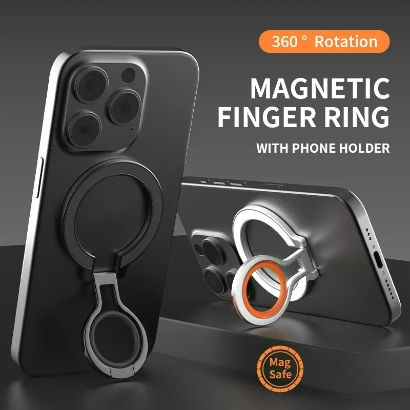 Mobiele telefoon vingerring magnetische houder voor Magsafe magneetbeugel 360 ° Graden rotatie standaard