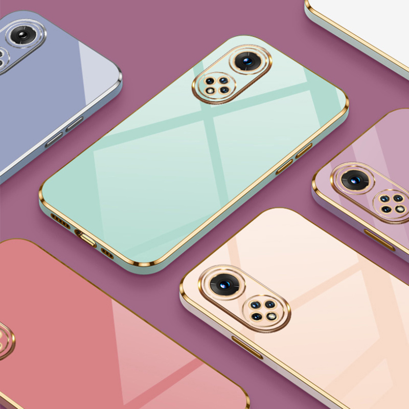 For Honor 50 Case Honor 50 Phone Case NTH-AN00 NTH-NX9 Case Honor 50se Honor 50 Pro Luxury Square Plating Shockproof Back Cover