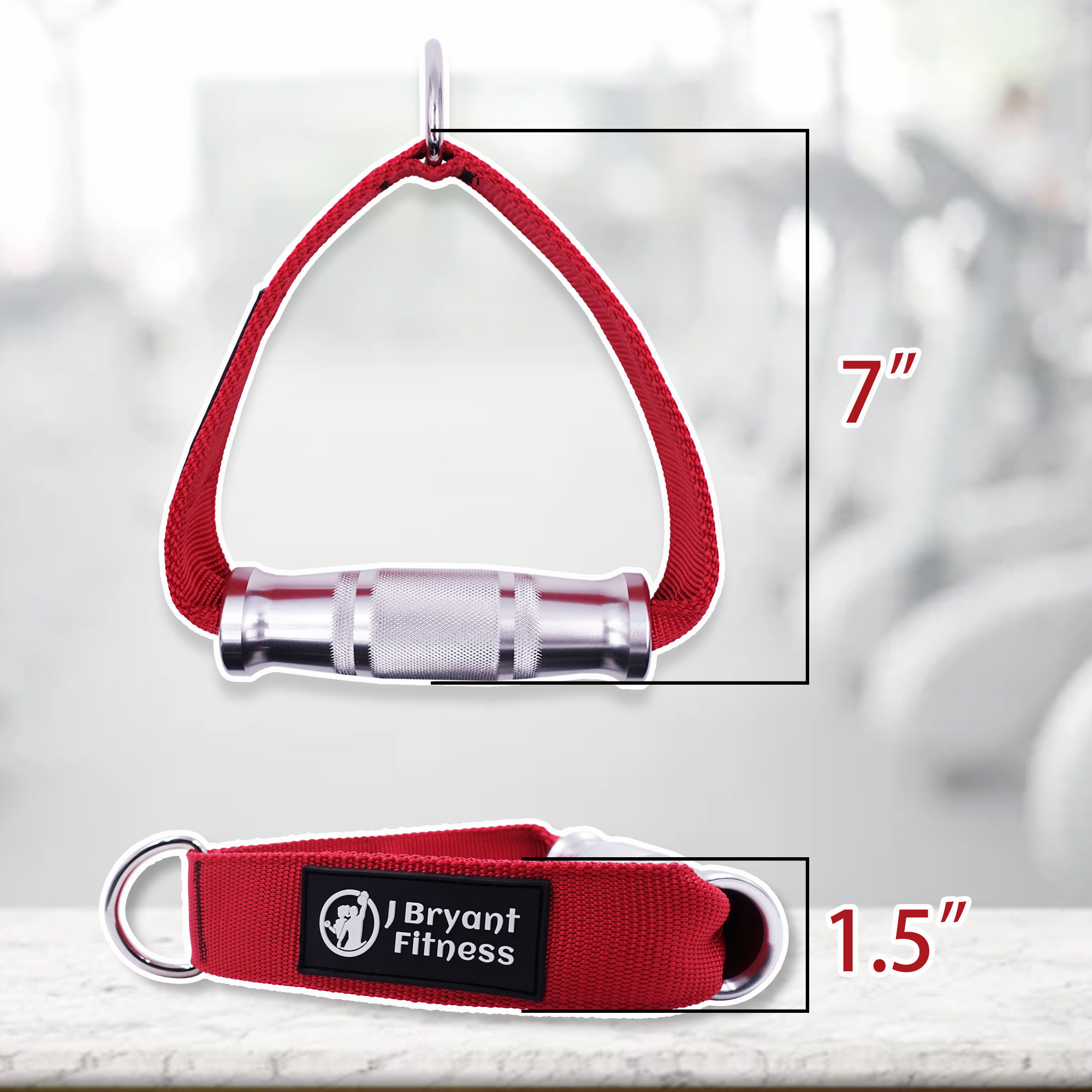 Robuster D-Griff aus Metall für Kabelmaschine, Riemenscheibe, LAT-Abziehsystem, Griffe aus Aluminiumlegierung, Heim-Fitnessstudio, trainieren, Fitnessgeräte