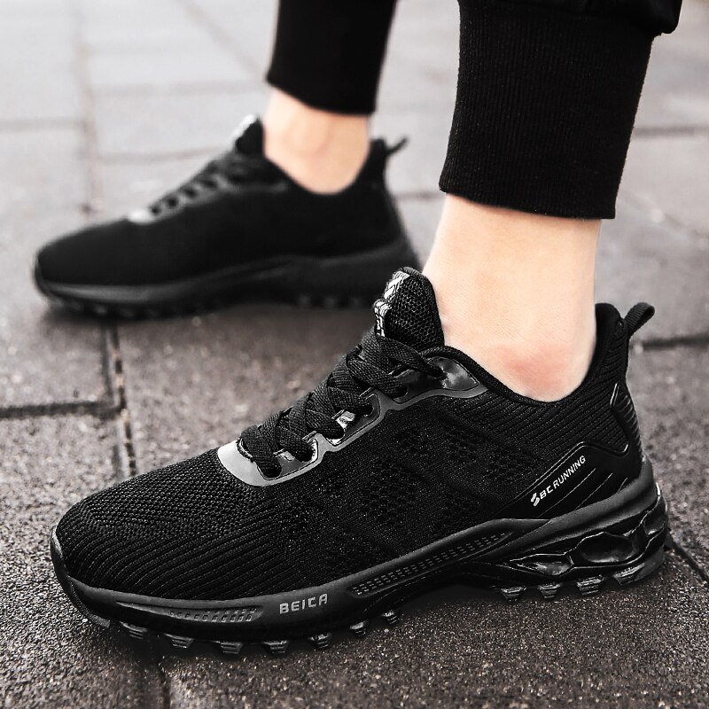 Golf Shoes Men Outdoor Red Orange Man Sport Walking Sneakers Breathable Mesh Male Golf Sneakers Training Non-slip Trainers