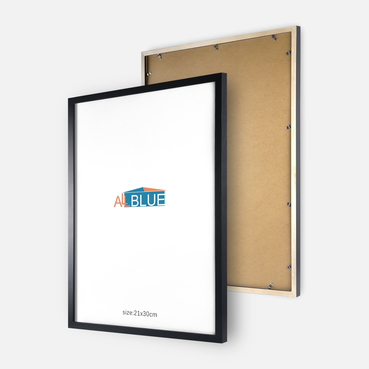 Wooden Frame Black Picture Framed Hanging Photo Frames Wall Decor Framework Luxury Art Poster For Room Decoration Print Painting