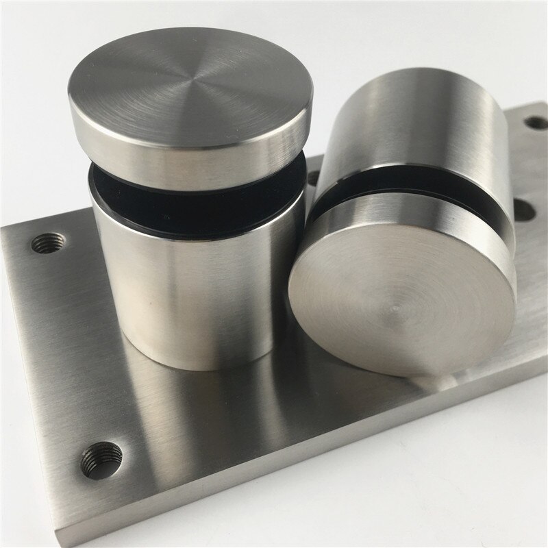 Y L Double stainless steel glass standoff brackets