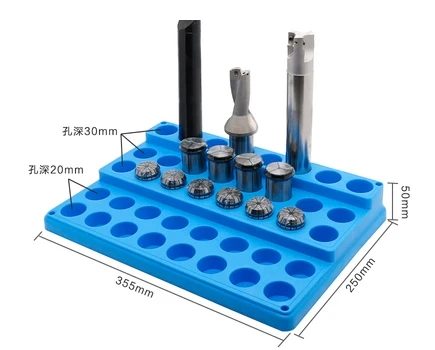 BT40 Tool Holder BT30 BT50 Storage Box Rack Milling Cutter Case Hard Plastic Tool Holder Organizer CNC Machining Center Tools: 29mm