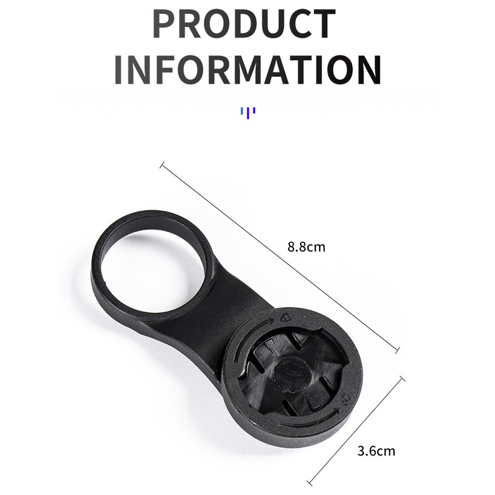 Support d'extension de compteur de vitesse de vélo en Fiber de carbone, odomètre, chronomètre, ordinateur, support pour Garmin: Default Title