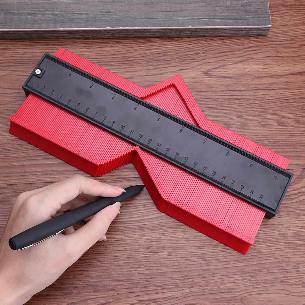 10/6inch Contour Gauge Profile Duplicator Contour Gauges Standard Wood Marking Tool Tiling Laminate Tiles Profile Measuring Tool