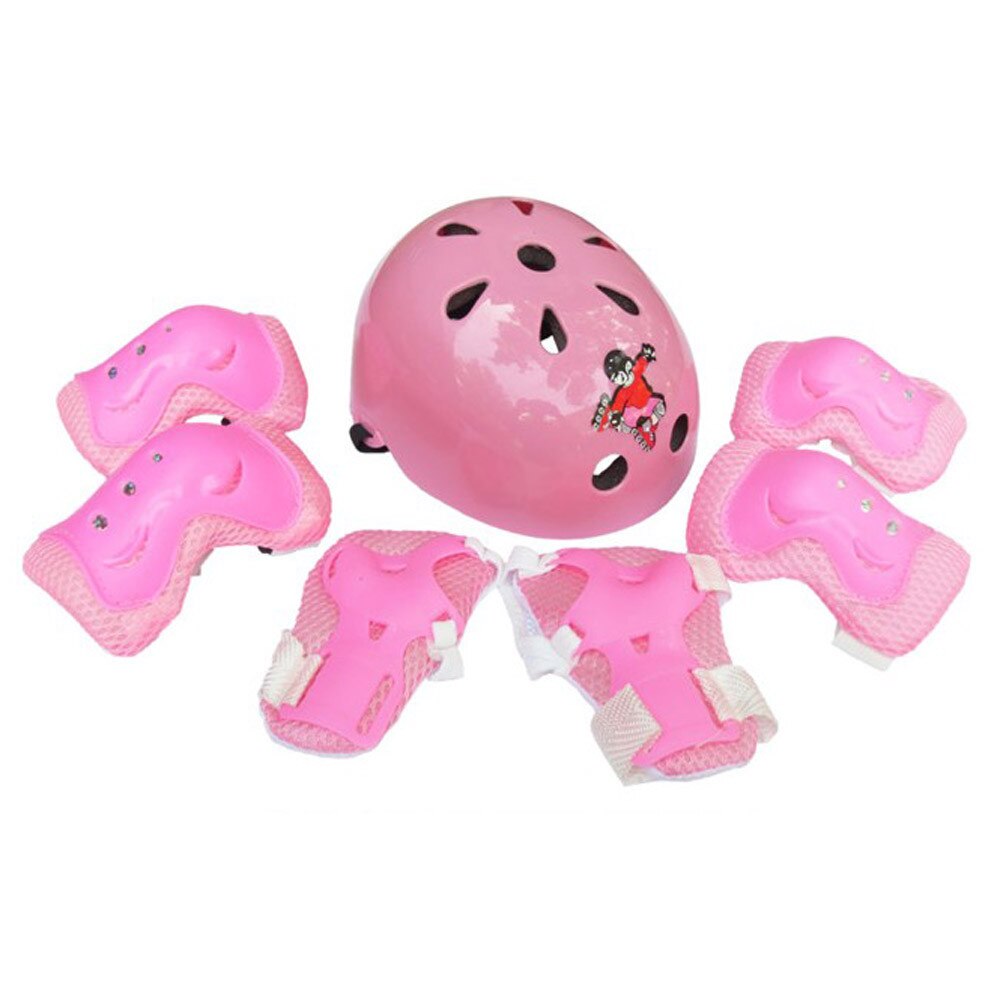 7 pcs Kid Kind Zelf Balanceren Fiets Roller Knie Elleboog Pols Helm Pad Kid Kind Self Balancing Fiets Roller knie Elleboog