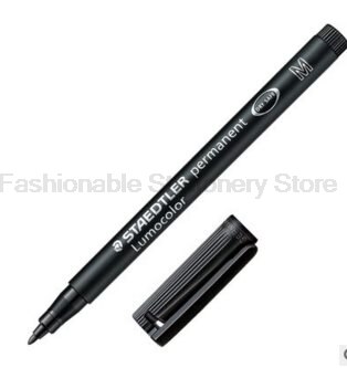 4 Stuks Staedtler 317M Gekleurde Markeerstift Vette Marker Pennen Briefpapier School Kantoorbenodigdheden Sneldrogende Waterdicht Permanente markers: Black