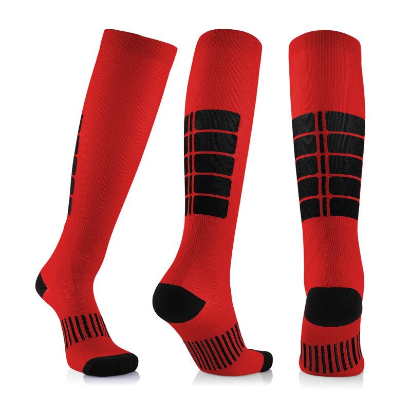 Unisex Sport Football Soccer Long Socks Durable Mixed Color 6pairs/Lot Sports Socks Middle Baseball Hockey Socks